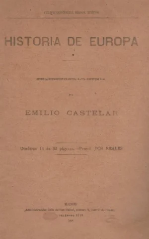 HISTORIA DE EUROPA. DESDE LA REVOLUCIÓN FRANCESA HASTA NUESTROS DÍAS. CUADERNO 14º