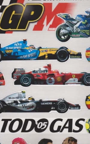 ALBUM CON TODA LA INFORMACION DE FORMULA 1 Y MOTO GP. A TODO GAS. INCOMPLETO