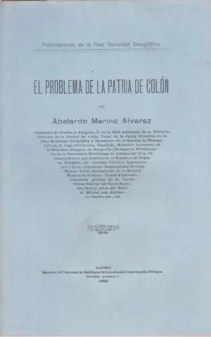 EL PROBLEMA DE LA PATRIA DE COLÓN
