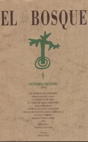 EL BOSQUE 9. SEPTIEMBRE-DICIEMBRE 1994