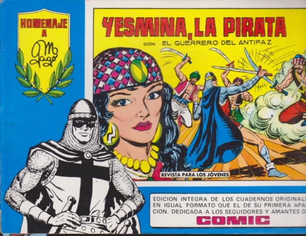 YESMINA, LA PIRATA. EL GUERRERO DEL ANTIFAZ Nº80