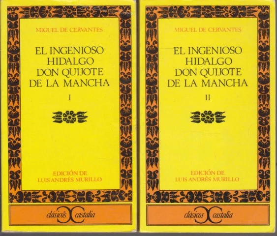 EL INGENIOSO HIDALGO DON QUIJOTE DE LA MANCHA. 2 TOMOS. COMPLETO