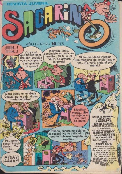 SACARINO. REVISTA JUVENIL. AÑO I. Nº12