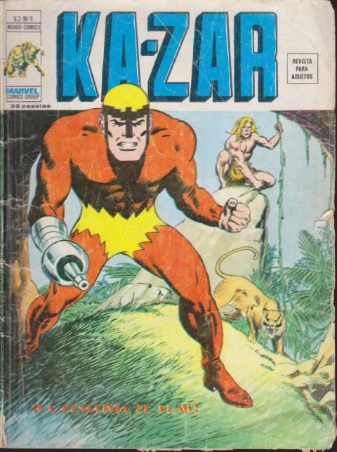 KA-ZAR. V.2. Nº8. LA CONQUISTA DE KLAW